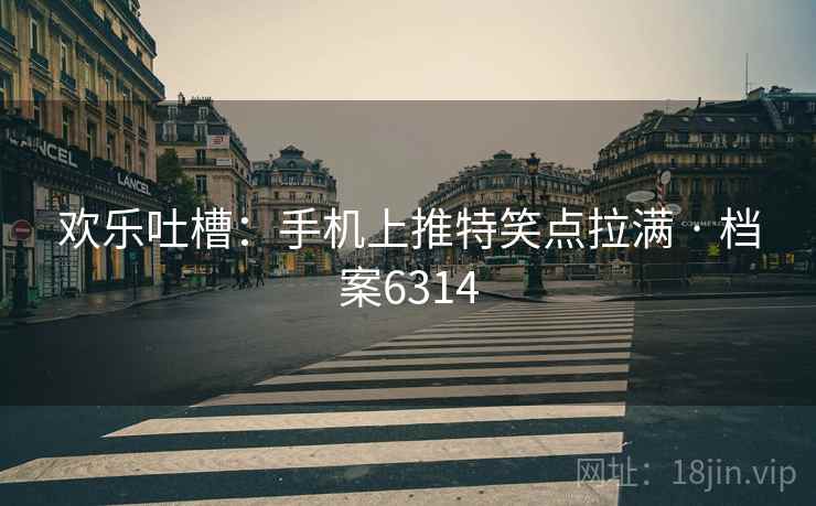 欢乐吐槽：手机上推特笑点拉满 · 档案6314